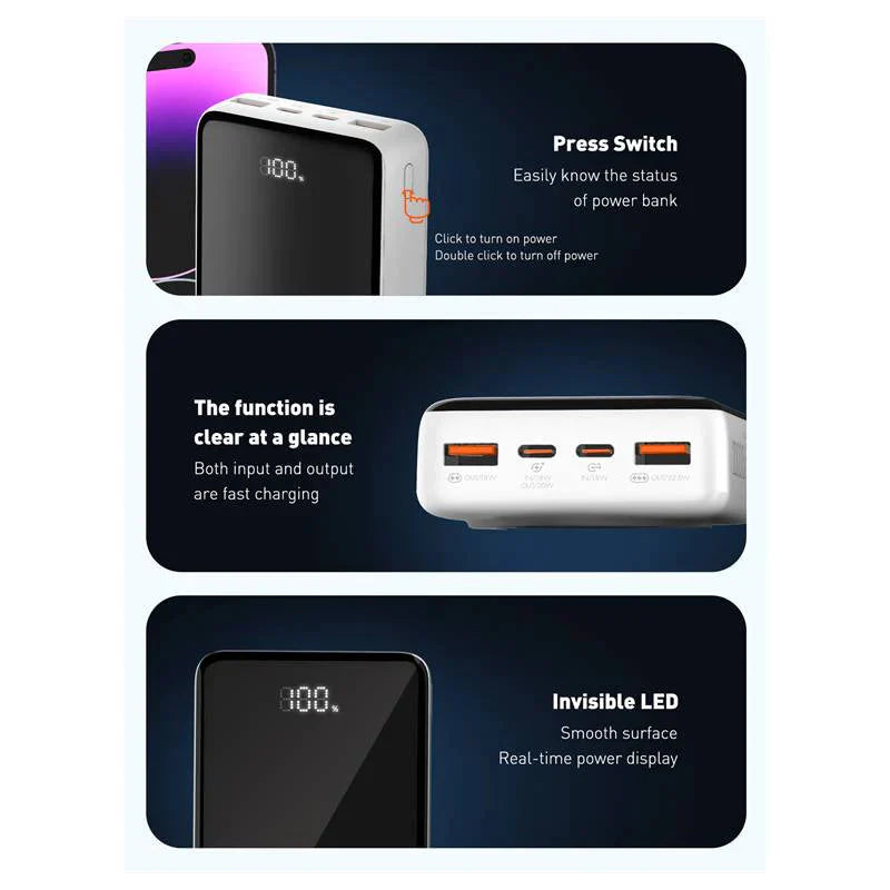 Ldnio PQ18 Magnetic Wireless Power Bank - 20,000mAh / 22.5W