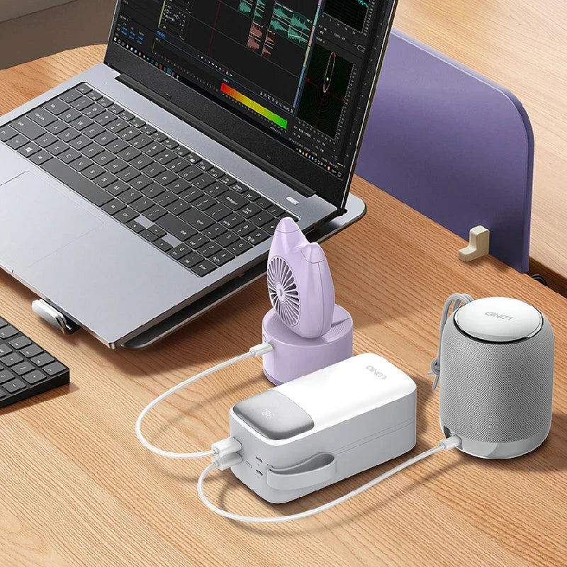 Ldnio PQ50 Fast Charging Power Bank - 50,000mAh / 22.5W / White