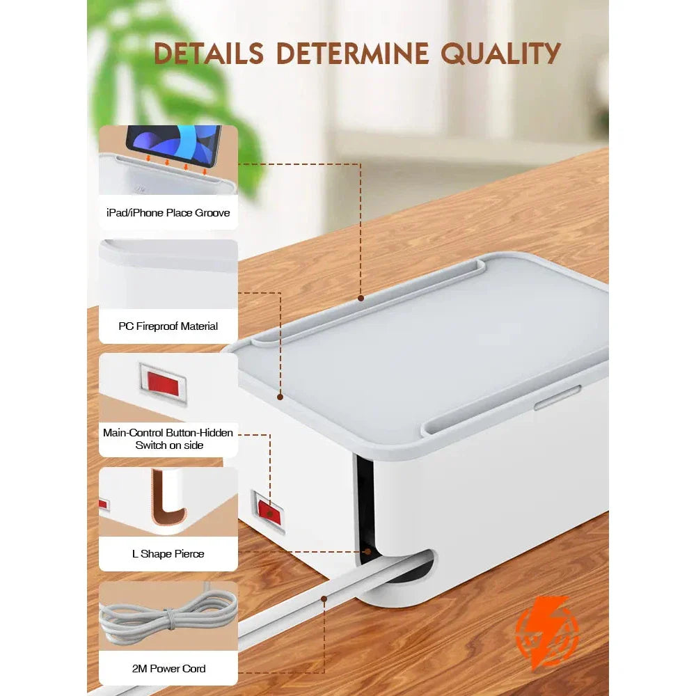 Ldnio SN5310 Storage Box Outlet Extension Wireless