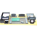 Leather Deskset Gray Color
