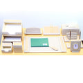 Leather Deskset Light Brown Color