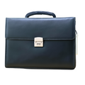 Leather Bag Clear Black
