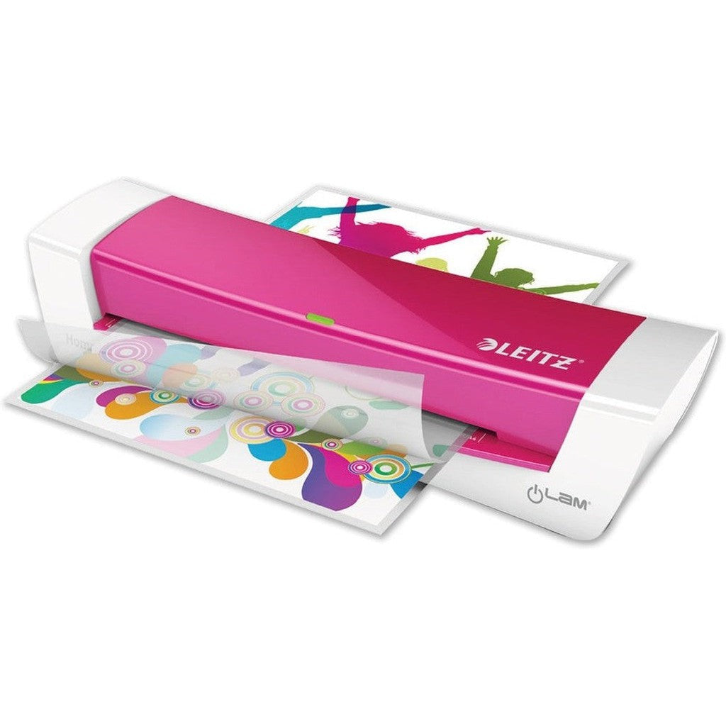 Leitz Ilam A4 Laminator - Pink