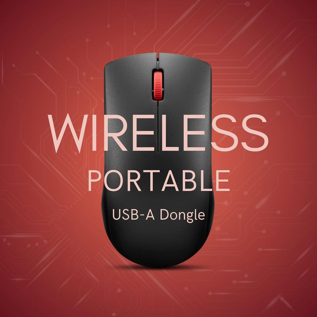 Lenovo Mouse Wireless 150 Compact - 2.40GHz / Black (GY51L52638)