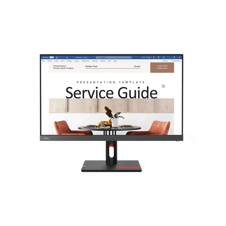 Lenovo 23.8" FHD IPS Monitor S24i-30 VGA,HDMI-63DEKAT3UK