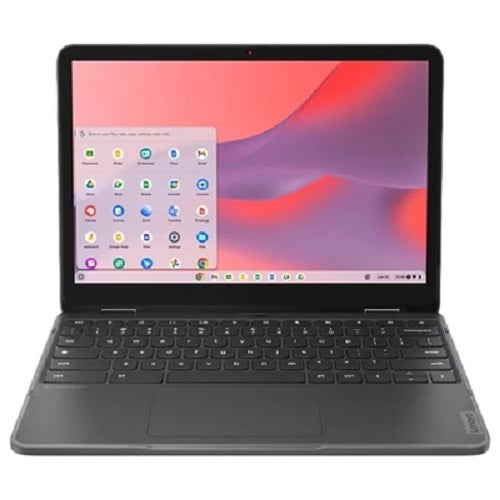 Lenovo 500e Yoga Chromebook Gen 4 - 12.2" WUXGA Multi-Touch / Intel N100 / 8GB / 64GB eMMC 5.1 / Chrome OS / 1YW / English - Laptop