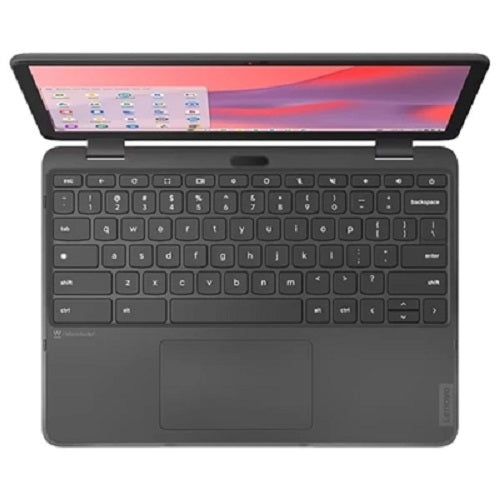 Lenovo 500e Yoga Chromebook Gen 4 - 12.2" WUXGA Multi-Touch / Intel N100 / 8GB / 64GB eMMC 5.1 / Chrome OS / 1YW / English - Laptop