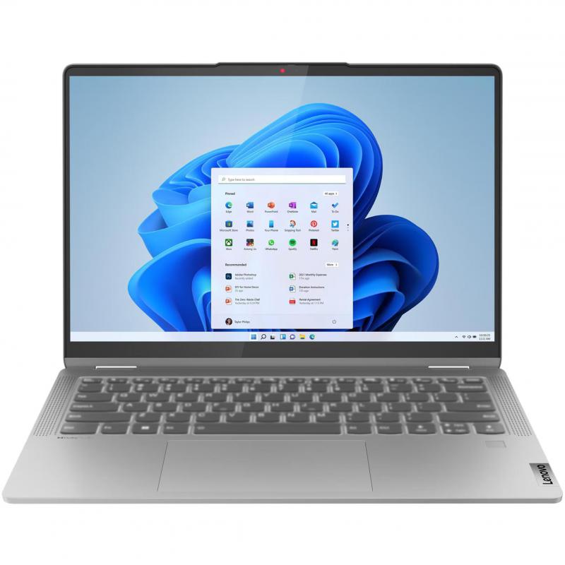 Lenovo IdeaPad Flex 5 Gen 8 - 14.0" WUXGA Multi-Touch / AMD Ryzen 7 / 16GB / 1TB (NVMe M.2 SSD) / Win 11 Home / 1YW / Arabic/English / Arctic Grey - Laptop