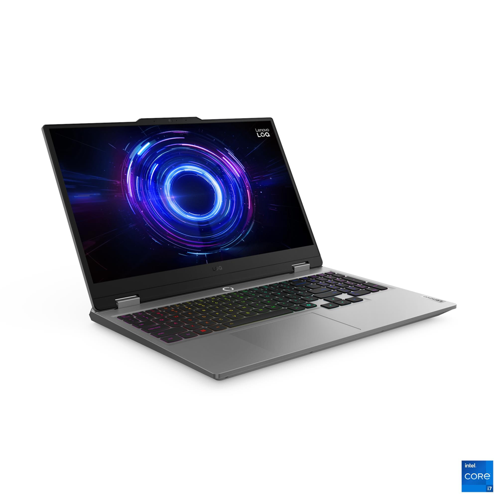 Lenovo LOQ 15IRX10 Gaming Laptop, i7-14700HX, 8GB RTX5050, 24GB RAM, 512GB NVMe, 144Hz FHD IPS 15.6″, DOS, Grey