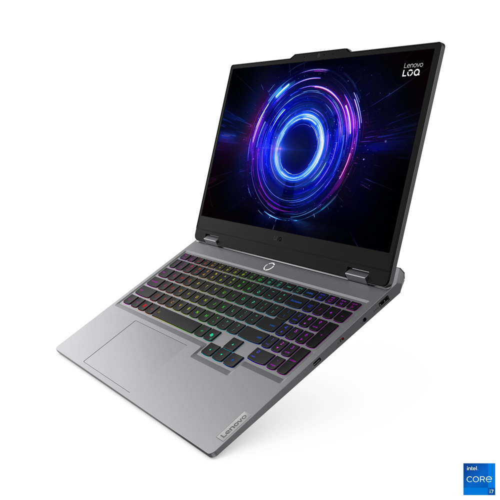 Lenovo LOQ 15IRX10 Gaming Laptop, i7-14700HX, 8GB RTX5050, 24GB RAM, 512GB NVMe, 144Hz FHD IPS 15.6″, DOS, Grey