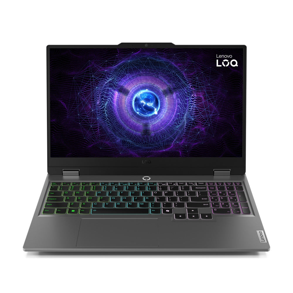 Lenovo LOQ 15IRX9 Gaming Laptop, i7-13650HX, 6GB RTX3050, 16GB RAM, 512GB NVMe, 144Hz FHD 15.6″, DOS, Grey