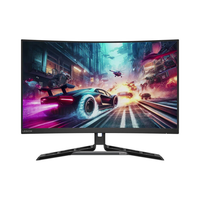 Lenovo Legion R32qc-30 - 31.5" QHD Curved / 0.5ms / Up to 180Hz / HDMI 2.1 / DP 1.4 / Speaker / Eyesafe / Raven Black - Gaming Monitor