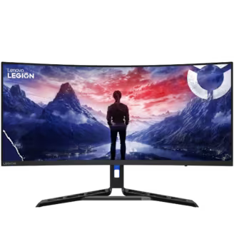 Lenovo Legion R34w-30 34" WQHD Curved Gaming Monitor DP HDMI Black Multimedia