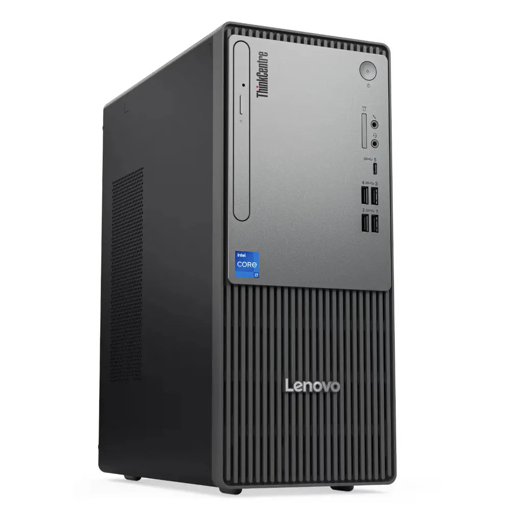 Lenovo ThinkCentre Neo 50t Gen 5 Tower – Intel Core i5-14400, 8GB DDR5 RAM, 512GB SSD, DOS