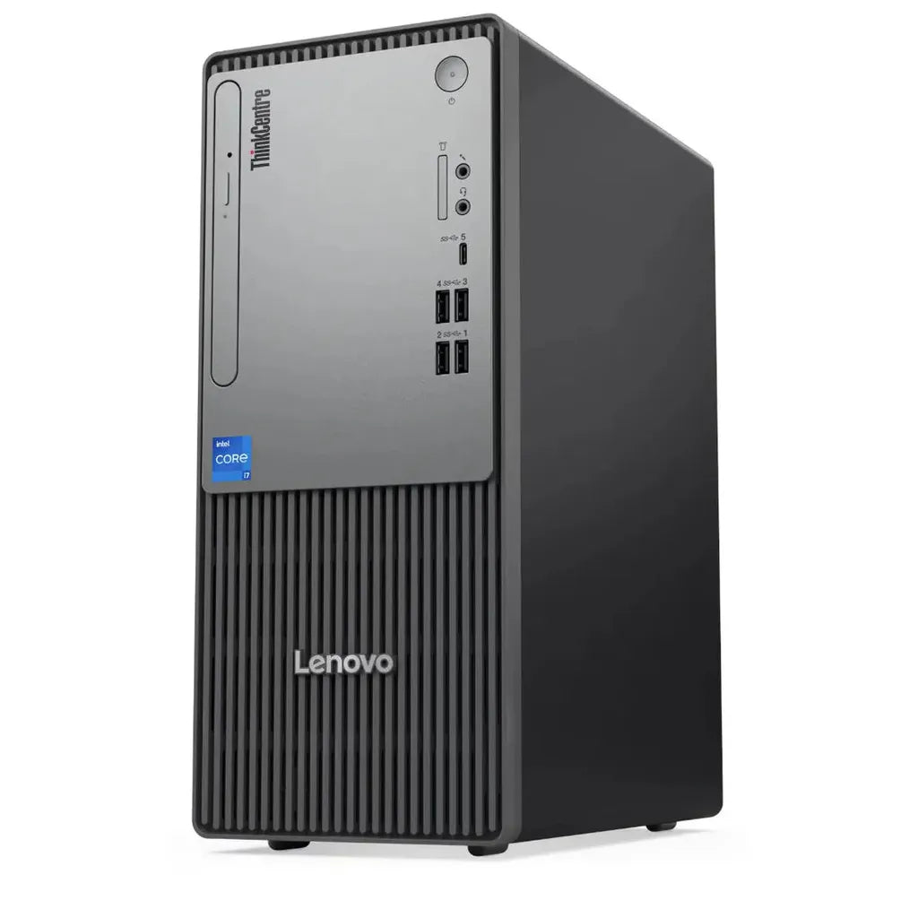 Lenovo ThinkCentre Neo 50t Gen 5 Tower – Intel Core i5-14400, 8GB DDR5 RAM, 512GB SSD, DOS