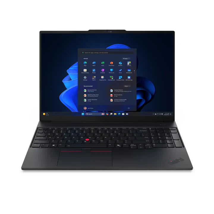Lenovo ThinkPad E16 G3, Intel Ultra 5-225U Processor,8GB DDR5 RAM,512GB M2 2242 SSD,16" IPS Screen,DOS,Toploader Bag,1YR Warranty