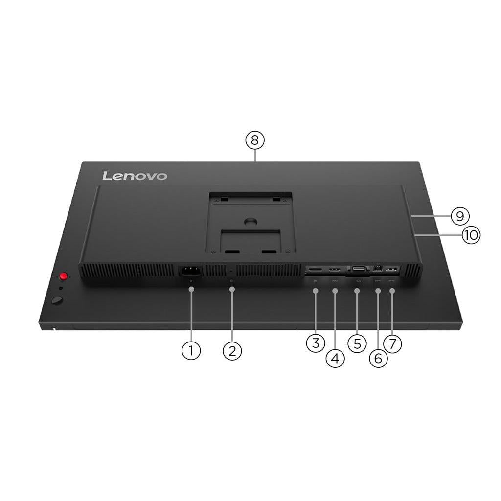 Lenovo ThinkVision T24-40 - 23.8" FHD IPS / 4ms / 120Hz / USB-A/USB-C/USB-B / HDMI 1.4 / DP 1.2 / VGA / 3YW - Monitor