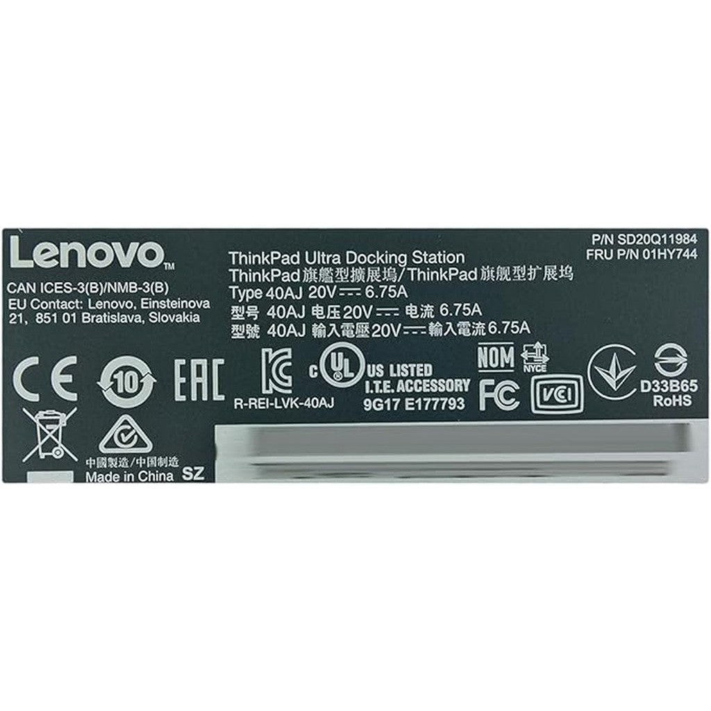 Lenovo Thinkpad Ultra Docking Station (40Aj0135uk)