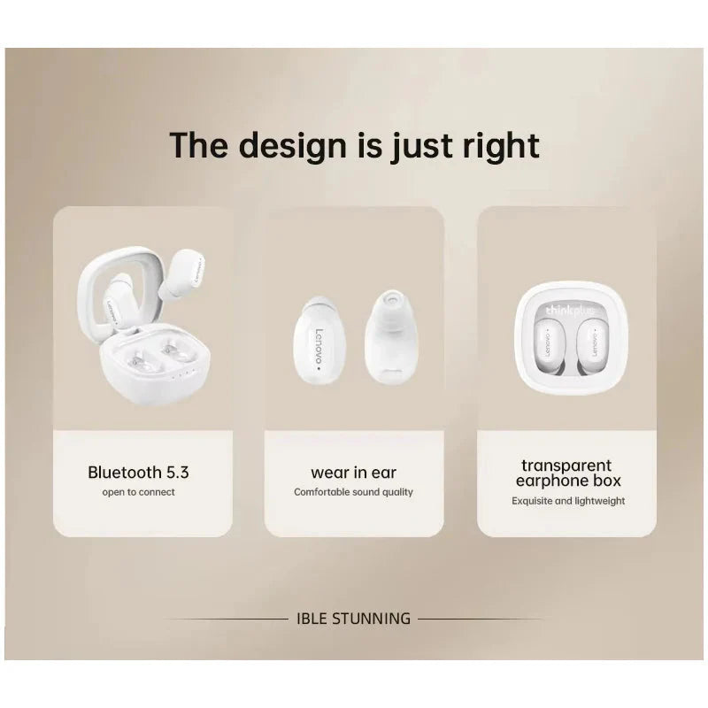 Lenovo Thinkplus Live Pods XT62 Wireless Earbuds - White