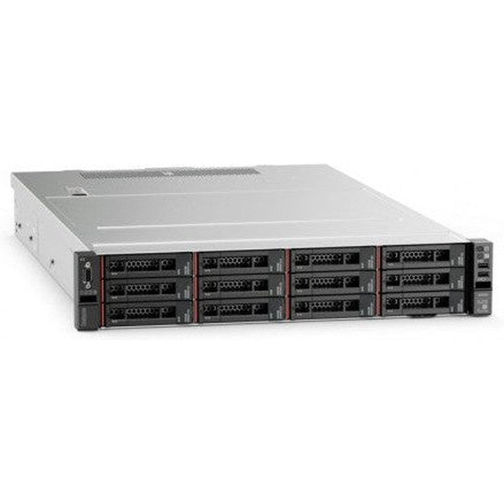 Lenovo Thinksystem Sr590 Intel Xeon Silver 4210R(10-Core, 2.4Ghz,13.75Mb),16Gb Ram,3X 600Gb Sas,2X750W Dual Power Supply