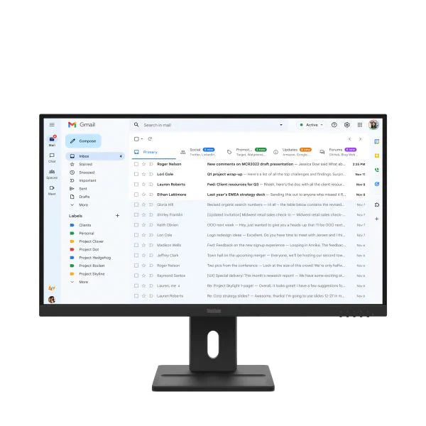 Lenovo Thinkvision E27-40 27" LED Monitor – Full HD, VGA, HDMI, DisplayPort (Multimedia)