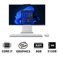 Lenovo IdeaCentre 27 Gen 9 AIO PC - i7 / 8GB / 512GB (NVMe M.2 SSD) / 27" FHD Non-Touch / Win 11 Pro / Arabic/English / 1YW / Cloud Grey - Desktop
