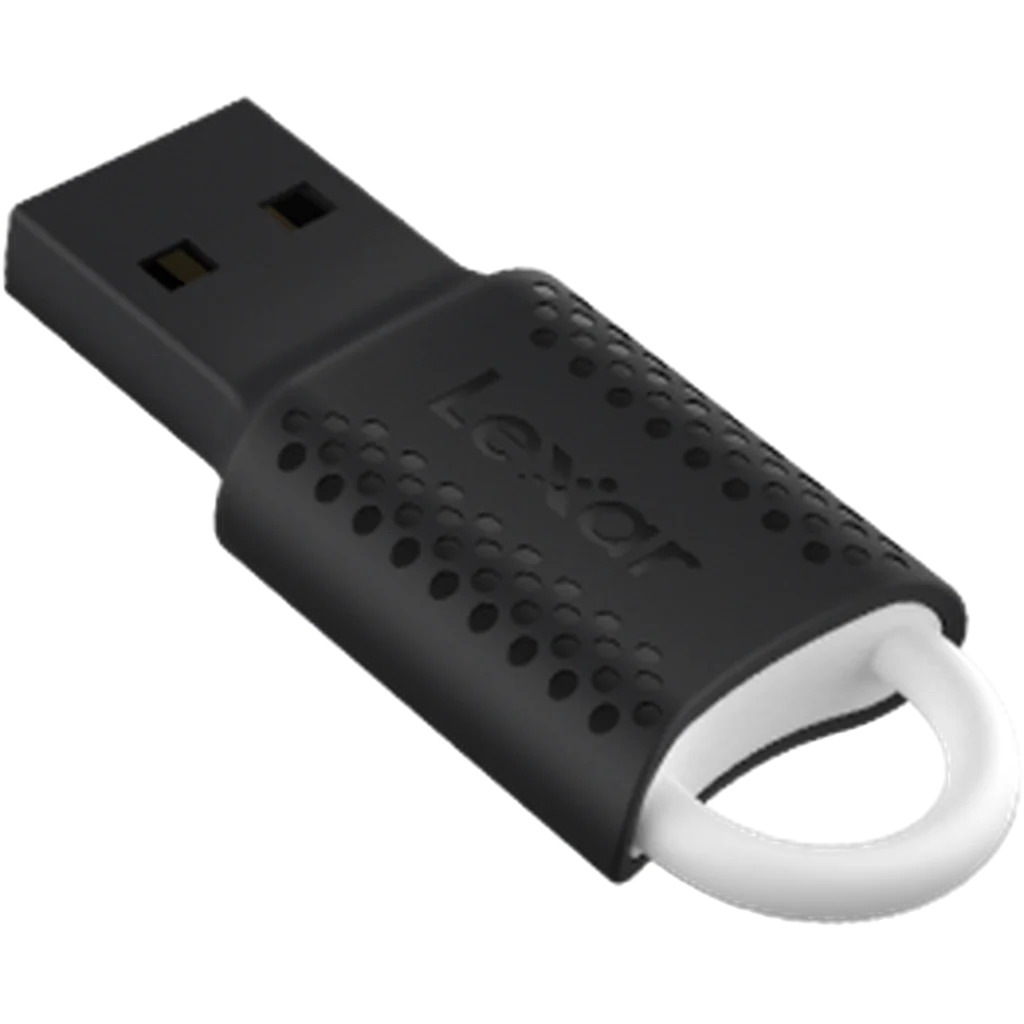 Lexar 16Gb Jumpdrive V40 Usb 2.0 Flash Drive - Black
