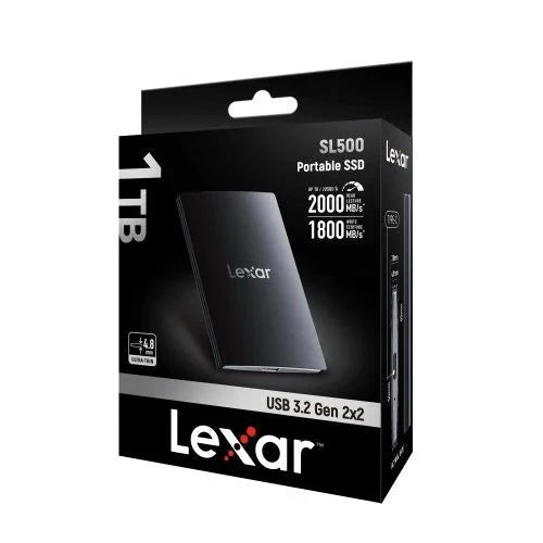 Lexar SSD External 1TB SL500 Pro LSL500X001T-RNBNG