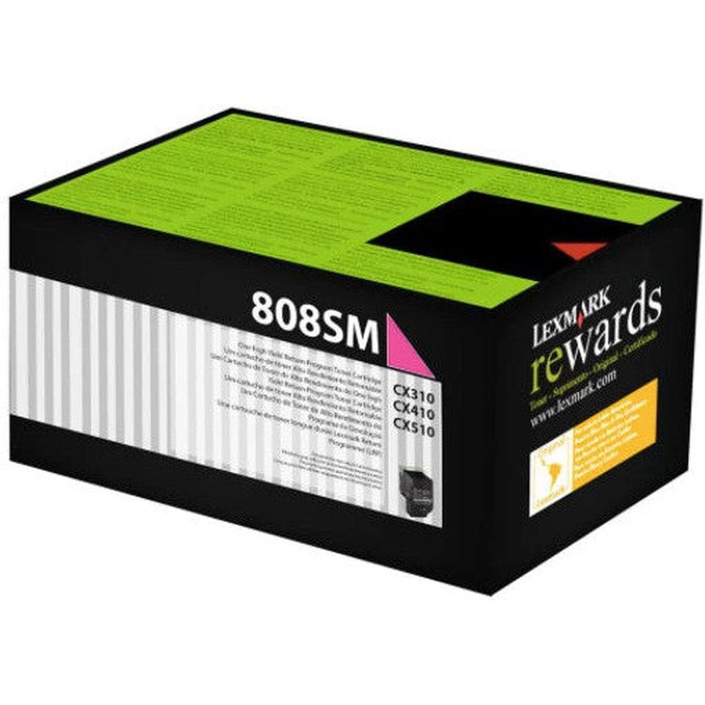 Lexmark 808Sm Magenta Toner Cartridge