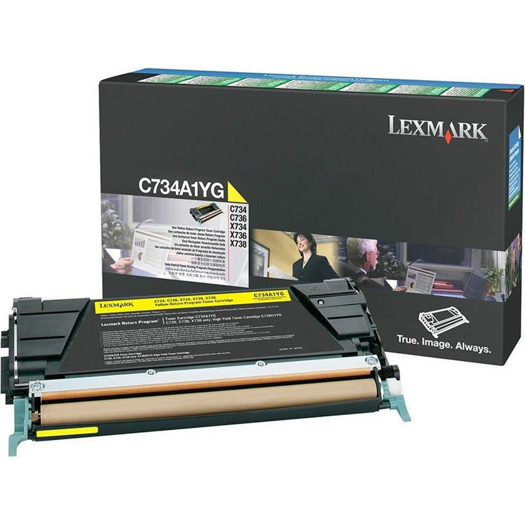 Lexmark C734 Yellow Toner Cartridge