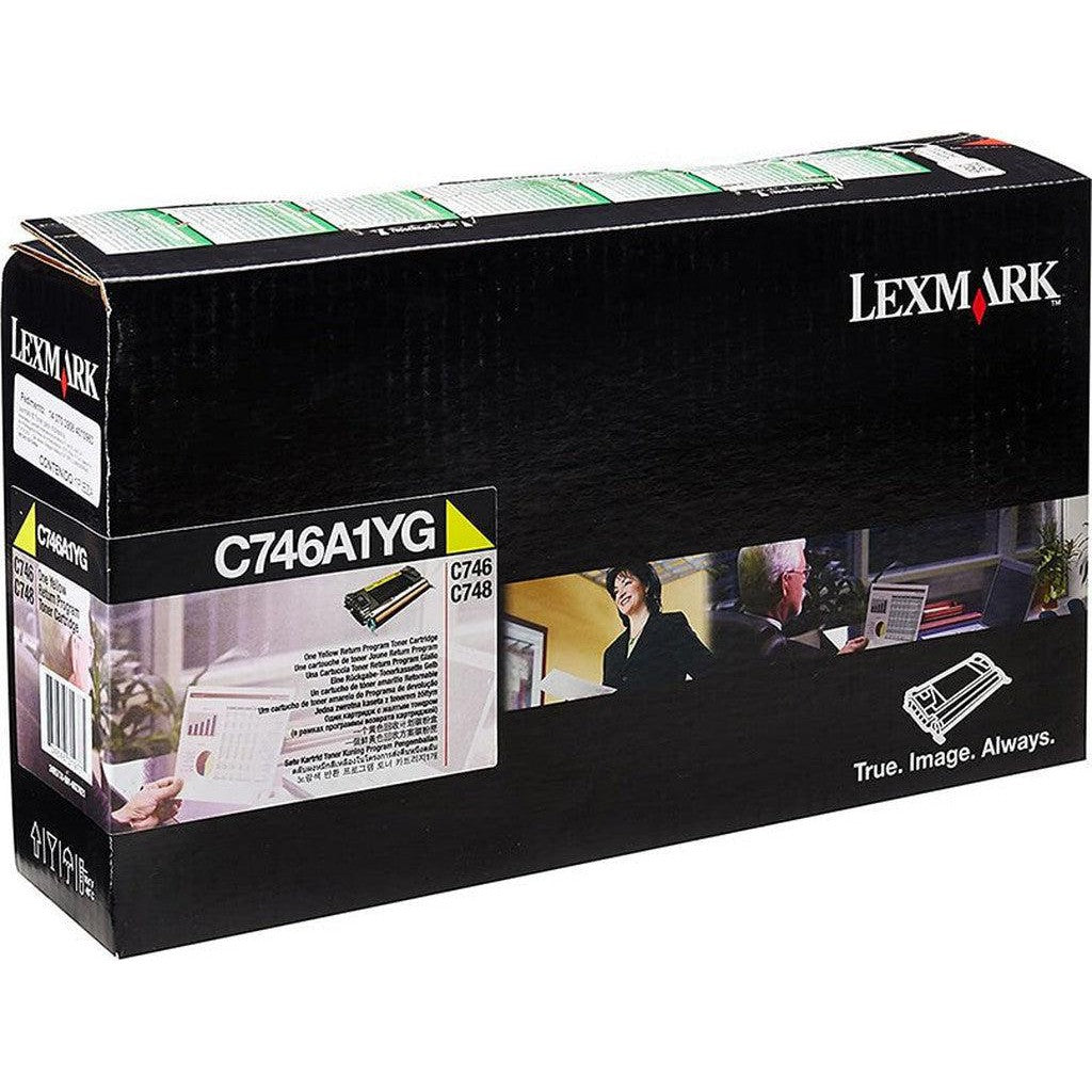 Lexmark C746 Yellow Toner Cartridge C746A1Yg