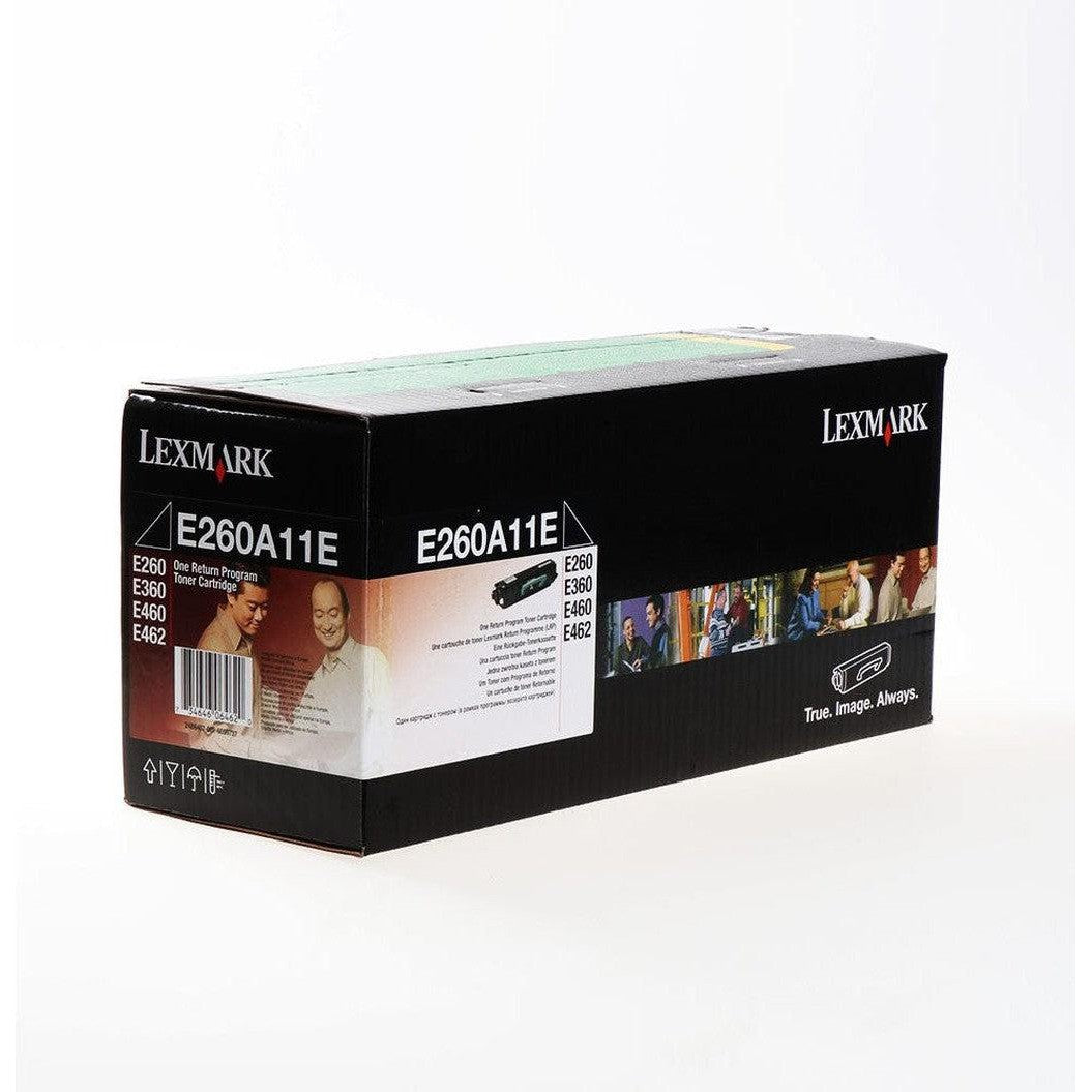 Lexmark E260A11E Black Toner Cartridge