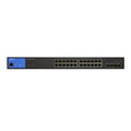 Linksys LGS328MPC - 24-Ports Ethernet / 4-Ports SFP+ / Managed / Gigabit / PoE+ / Desktop - Switch
