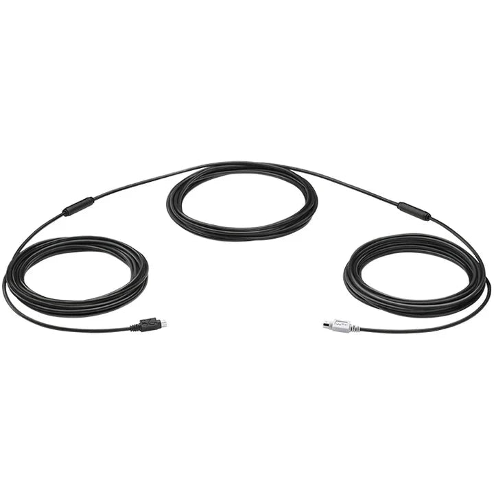Logitech 15M Expansion Cable for Group Cam - Black