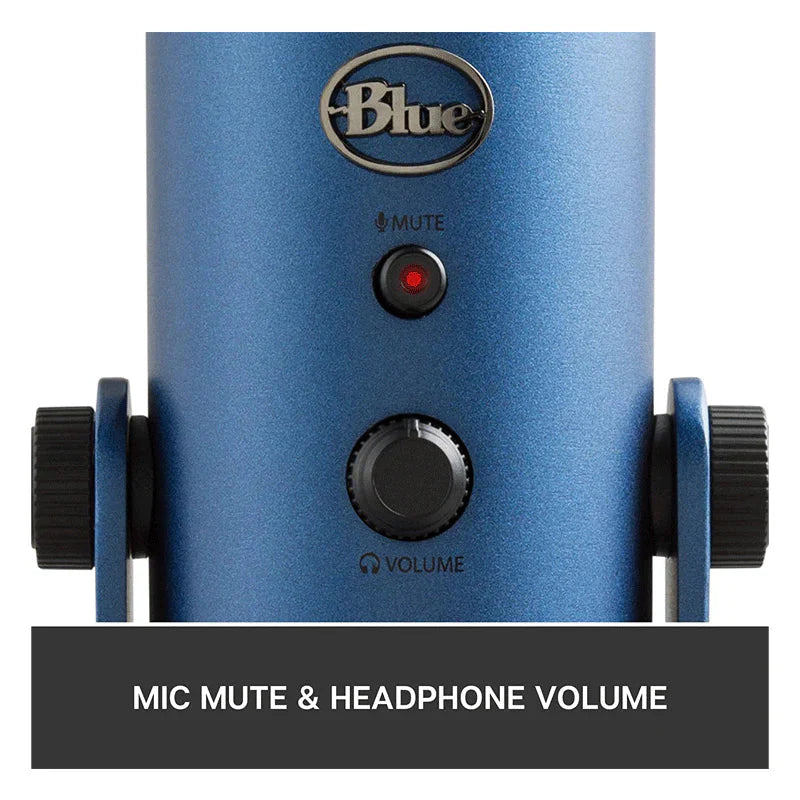 Logitech Blue Yeti USB Microphone - USB / Midnight Blue