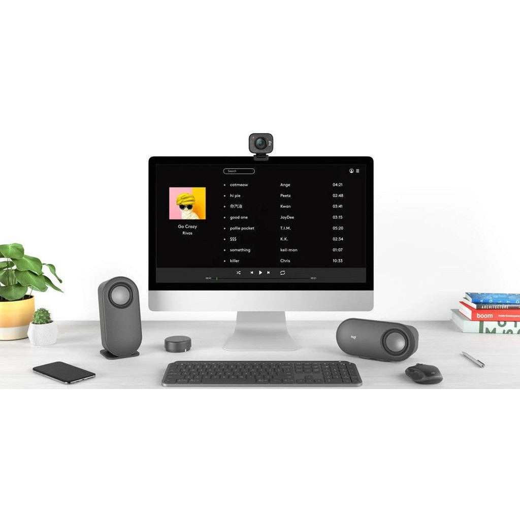Logitech Z407 Bluetooth Immersive Sound Speakers (80W) with Subwoofer & Wireless Control Dial