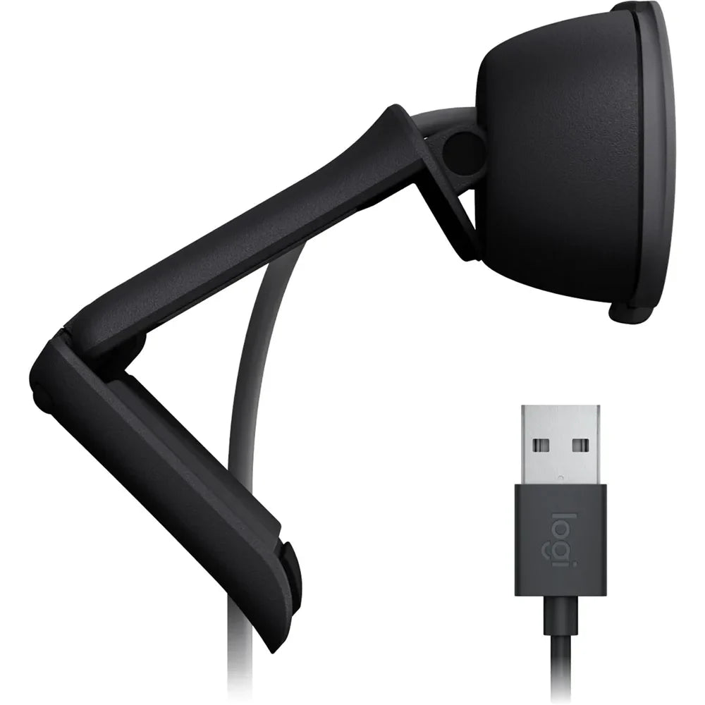 Logitech Brio 95 Full HD Webcam with Privacy Shutter – Black