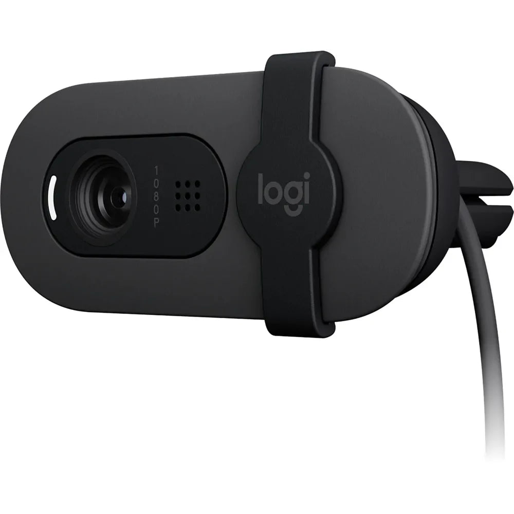 Logitech Brio 95 Full HD Webcam with Privacy Shutter – Black