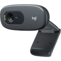 Logitech C270 HD Webcam - 720p / USB 2.0 / Wired / Black