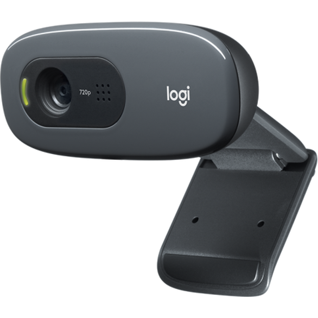 Logitech C270 HD Webcam - 720p / USB 2.0 / Wired / Black