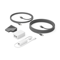 Logitech Cat5e Video Conferencing Accessory Kit, USB 2.0 Port, Compatible with Logitech Tap,100-240V Auto Switching Power Supply, Gray - White