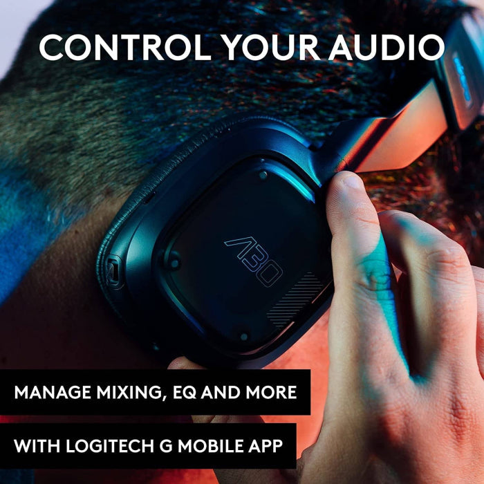 Logitech G Astro A30 PlayStation 5 Wireless Gaming Headset - Navy/Red