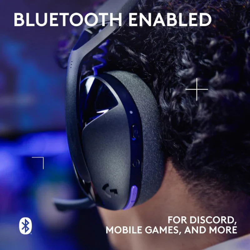 Logitech G321 LIGHTSPEED Wireless Gaming Headset - Bluetooth 5.2 / USB-C to USB-A / Black