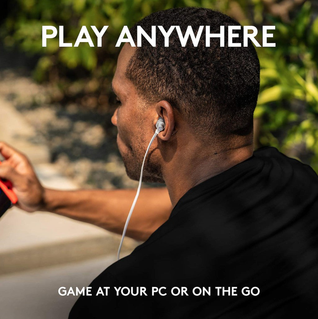 Logitech G333 Gaming Earphones - Wired / 3.5 MM / White
