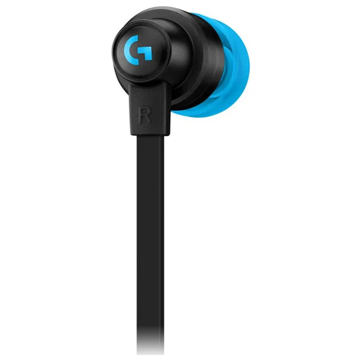 Logitech G333 Wired Gaming Earphones, 3.5 MM - Black