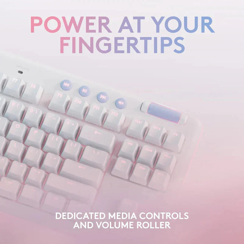 Logitech G713 TKL Tactile / Logite Gaming Wired Keyboard - Off-White