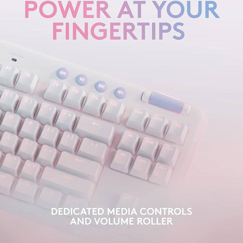 Logitech G715 TKL Tactile Mechanical Gaming Keyboard - Off White