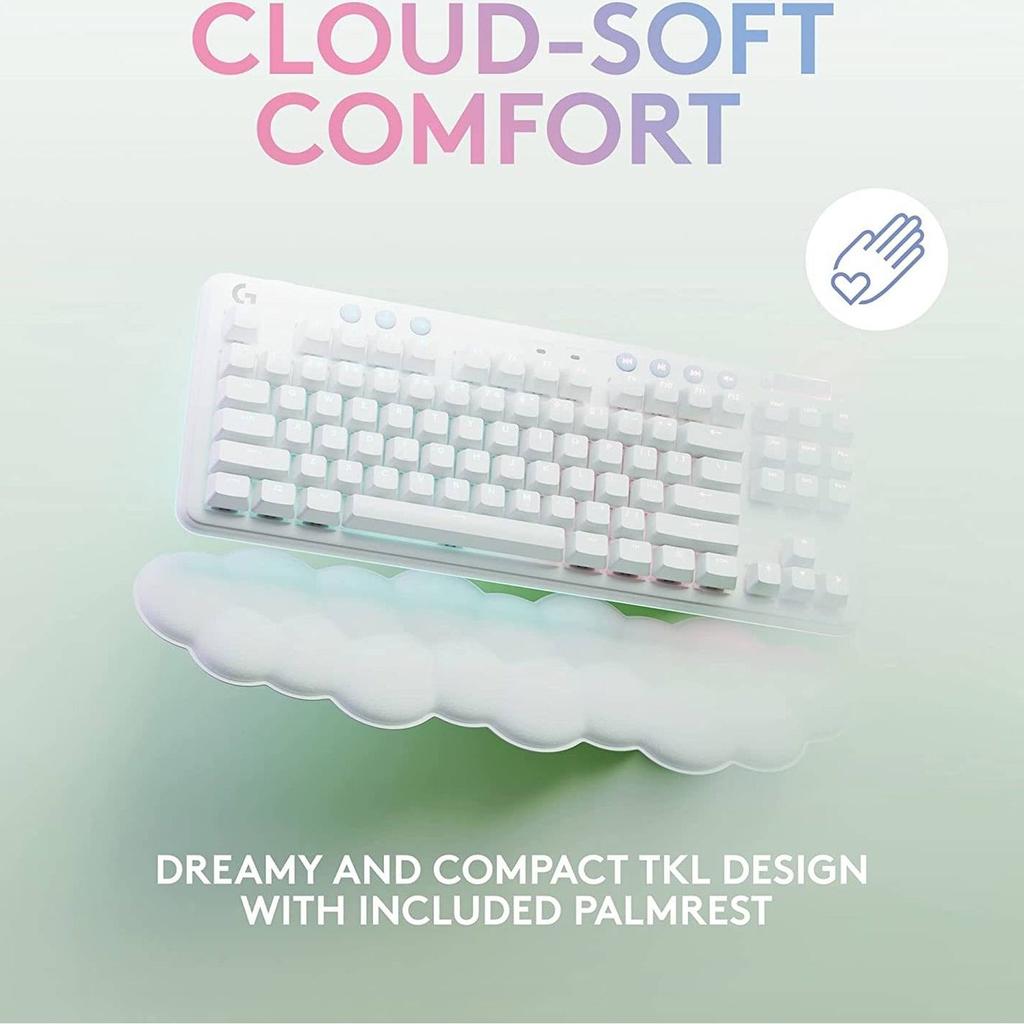 Logitech G715 TKL Tactile Mechanical Gaming Keyboard - Off White