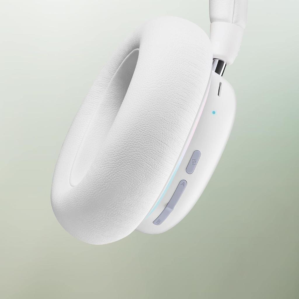 Logitech G735 LIGHTSPEED Wireless/Bluetooth/Wired Gaming Headset With detachable Mic, 16 Hours Battery 20 Meters Range - Off White