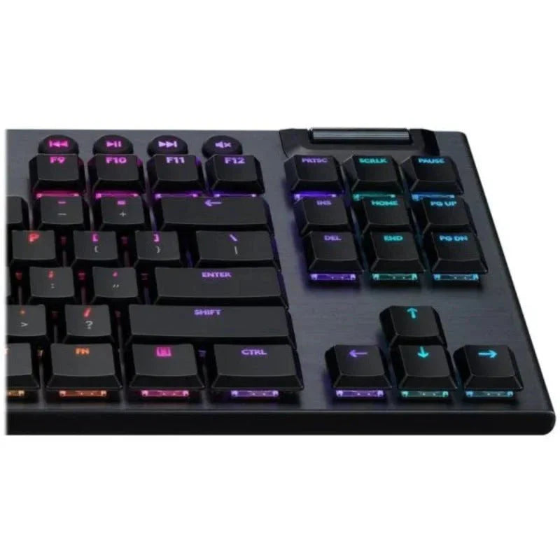 Logitech G915 TKL Tenkeylees Light Speed Wireless RGB Mechanical Gaming Keyboard / Clicky - Black